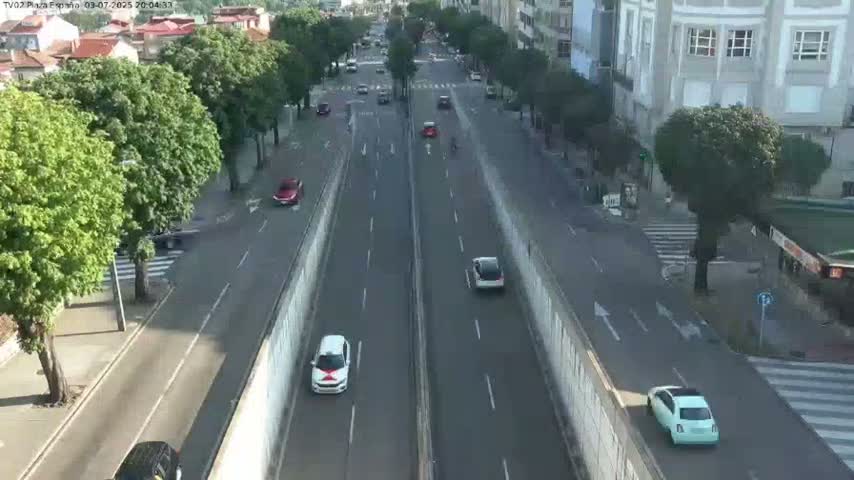Vigo, Plaza de España Square Live Cam - Pontevedra, Galicia, Spain