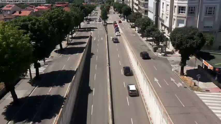 Vigo, Plaza de España Square Live Cam - Pontevedra, Galicia, Spain