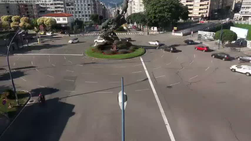 Vigo, Plaza de España Square Live Cam - Pontevedra, Galicia, Spain