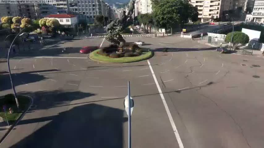 Vigo, Plaza de España Square Live Cam - Pontevedra, Galicia, Spain