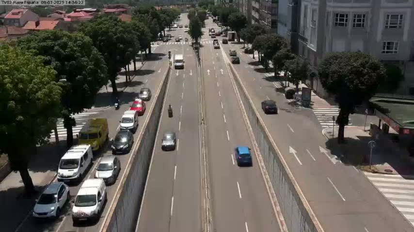 Vigo, Plaza de España Square Live Cam - Pontevedra, Galicia, Spain