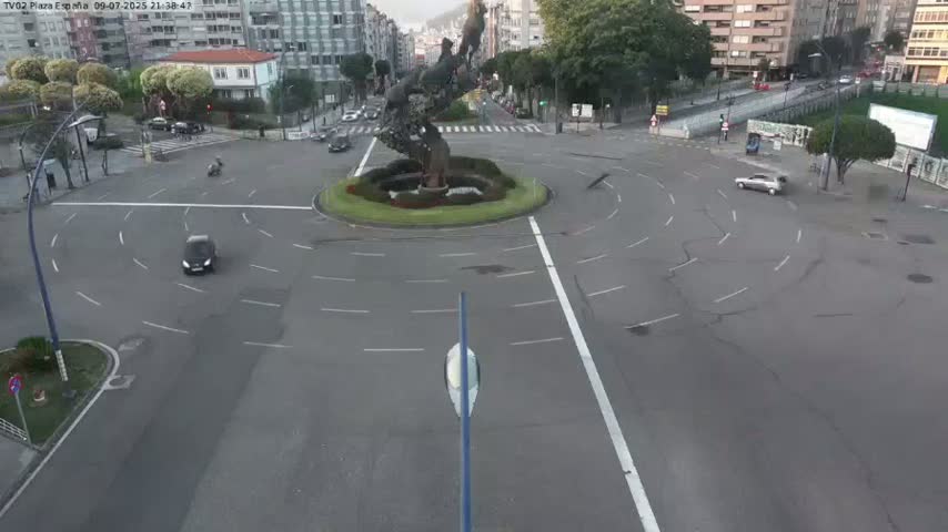 Vigo, Plaza de España Square Live Cam - Pontevedra, Galicia, Spain