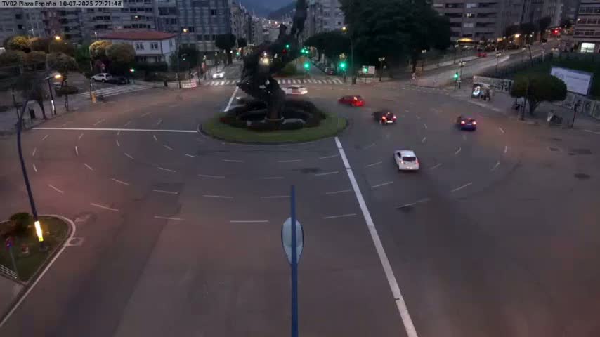 Vigo, Plaza de España Square Live Cam - Pontevedra, Galicia, Spain