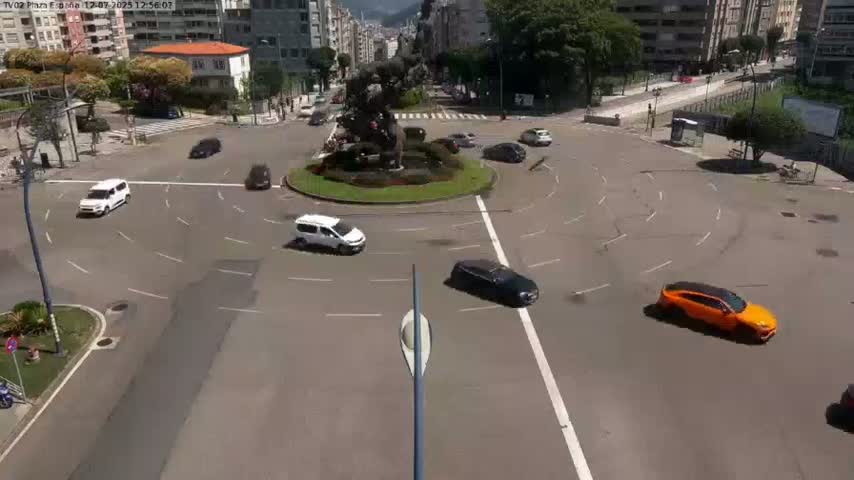 Vigo, Plaza de España Square Live Cam - Pontevedra, Galicia, Spain