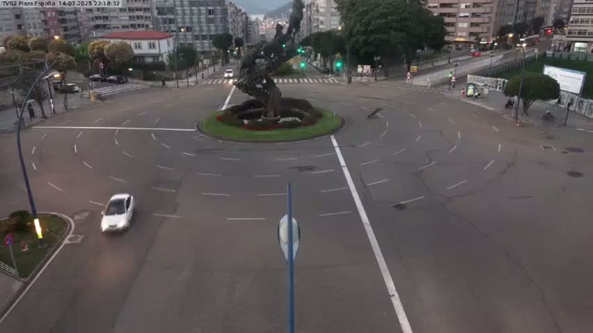 Vigo, Plaza de España Square Live Cam - Pontevedra, Galicia, Spain