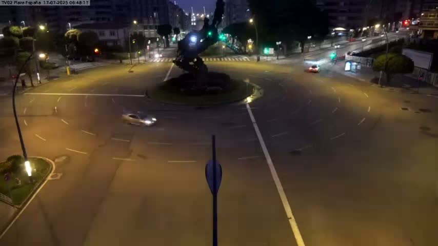 Vigo, Plaza de España Square Live Cam - Pontevedra, Galicia, Spain
