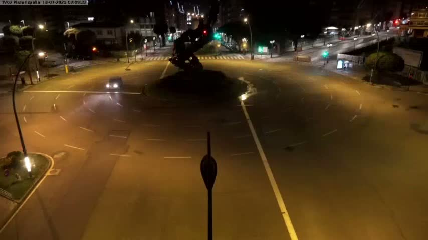 Vigo, Plaza de España Square Live Cam - Pontevedra, Galicia, Spain