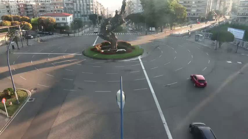 Vigo, Plaza de España Square Live Cam - Pontevedra, Galicia, Spain