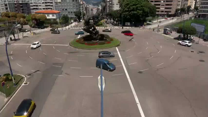 Vigo, Plaza de España Square Live Cam - Pontevedra, Galicia, Spain