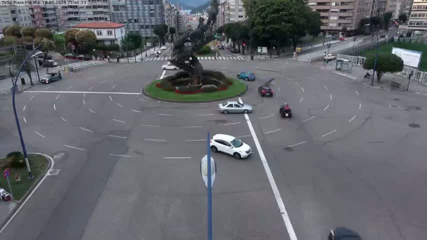 Vigo, Plaza de España Square Live Cam - Pontevedra, Galicia, Spain
