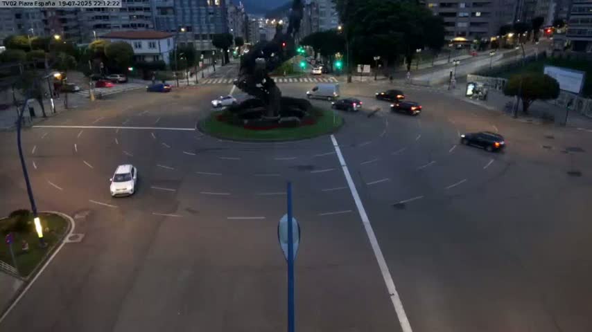 Vigo, Plaza de España Square Live Cam - Pontevedra, Galicia, Spain