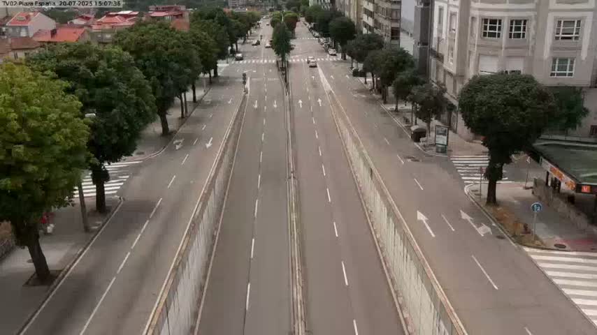 Vigo, Plaza de España Square Live Cam - Pontevedra, Galicia, Spain