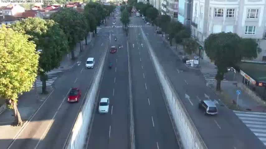 Vigo, Plaza de España Square Live Cam - Pontevedra, Galicia, Spain