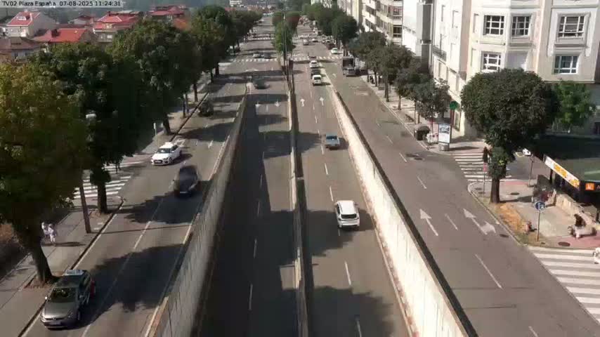 Vigo, Plaza de España Square Live Cam - Pontevedra, Galicia, Spain