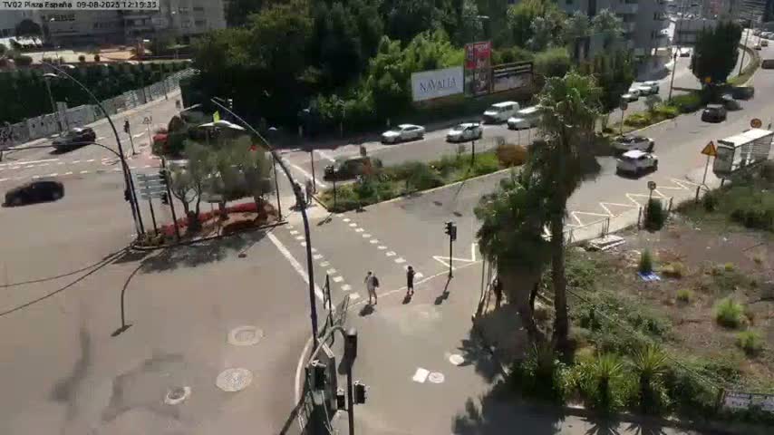 Vigo, Plaza de España Square Live Cam - Pontevedra, Galicia, Spain