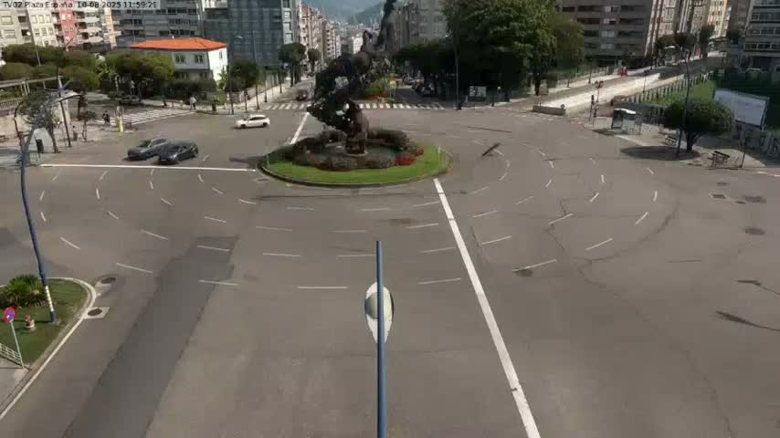 Vigo, Plaza de España Square Live Cam - Pontevedra, Galicia, Spain