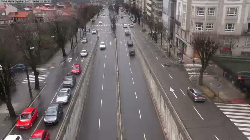 Vigo, Plaza de España Square Live Cam - Pontevedra, Galicia, Spain