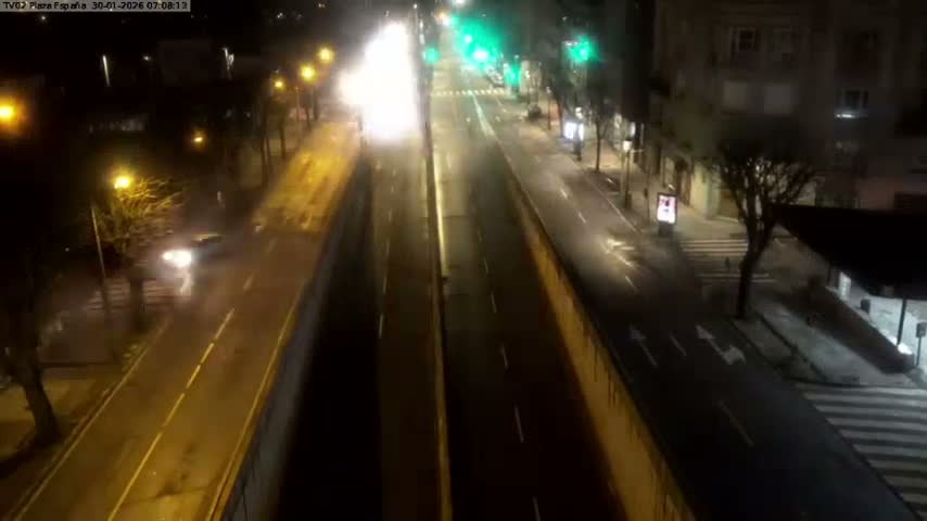 Vigo, Plaza de España Square Live Cam - Pontevedra, Galicia, Spain