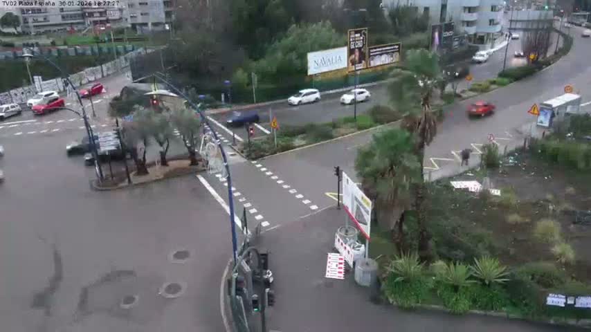 Vigo, Plaza de España Square Live Cam - Pontevedra, Galicia, Spain