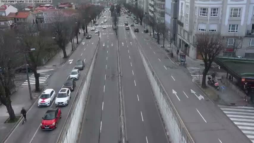Vigo, Plaza de España Square Live Cam - Pontevedra, Galicia, Spain