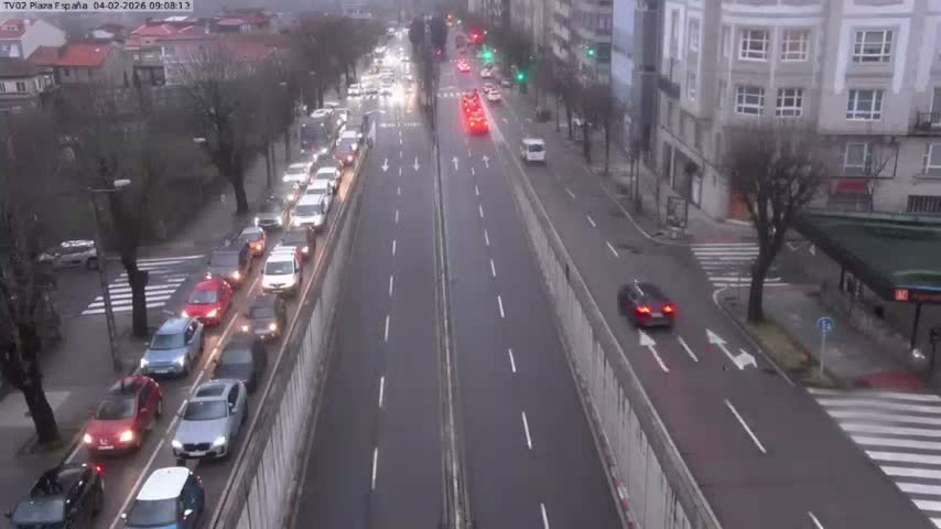 Vigo, Plaza de España Square Live Cam - Pontevedra, Galicia, Spain