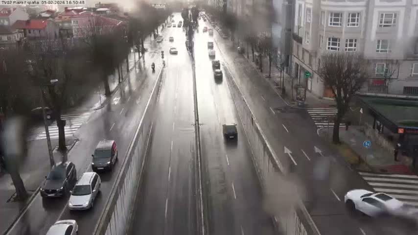 Vigo, Plaza de España Square Live Cam - Pontevedra, Galicia, Spain