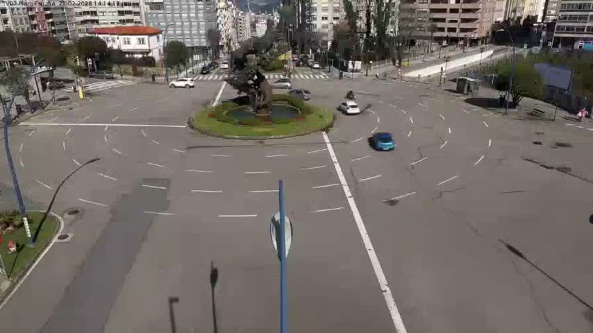 Vigo, Plaza de España Square Live Cam - Pontevedra, Galicia, Spain