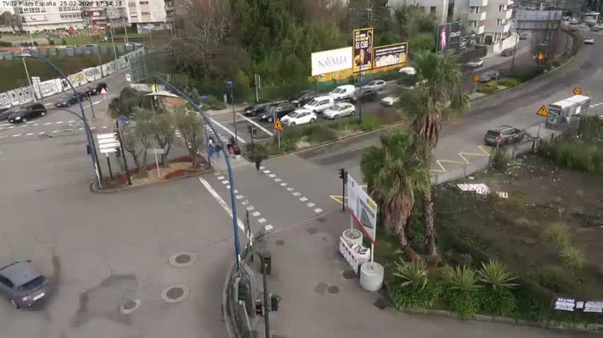 Vigo, Plaza de España Square Live Cam - Pontevedra, Galicia, Spain