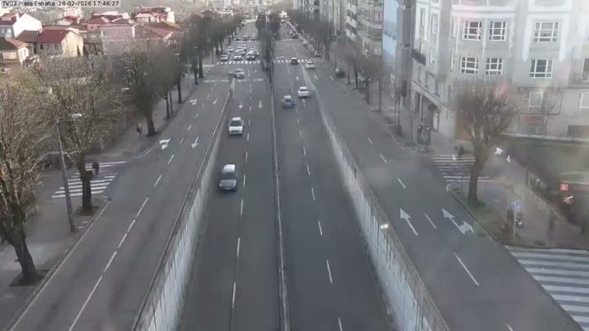 Vigo, Plaza de España Square Live Cam - Pontevedra, Galicia, Spain