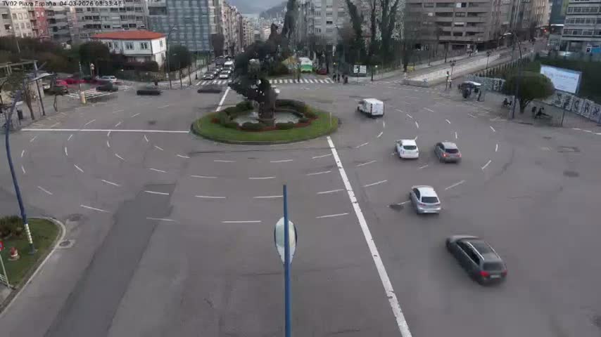 Vigo, Plaza de España Square Live Cam - Pontevedra, Galicia, Spain