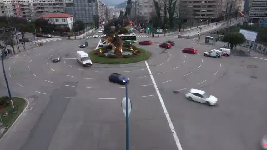 Vigo, Plaza de España Square Live Cam - Pontevedra, Galicia, Spain