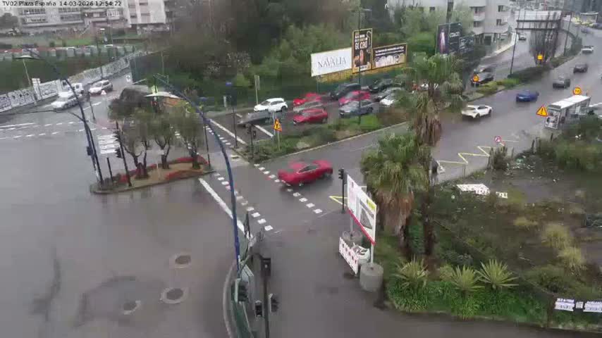 Vigo, Plaza de España Square Live Cam - Pontevedra, Galicia, Spain