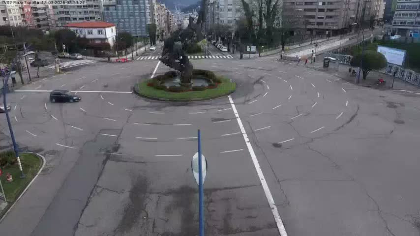 Vigo, Plaza de España Square Live Cam - Pontevedra, Galicia, Spain