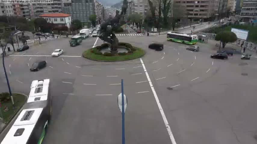 Vigo, Plaza de España Square Live Cam - Pontevedra, Galicia, Spain