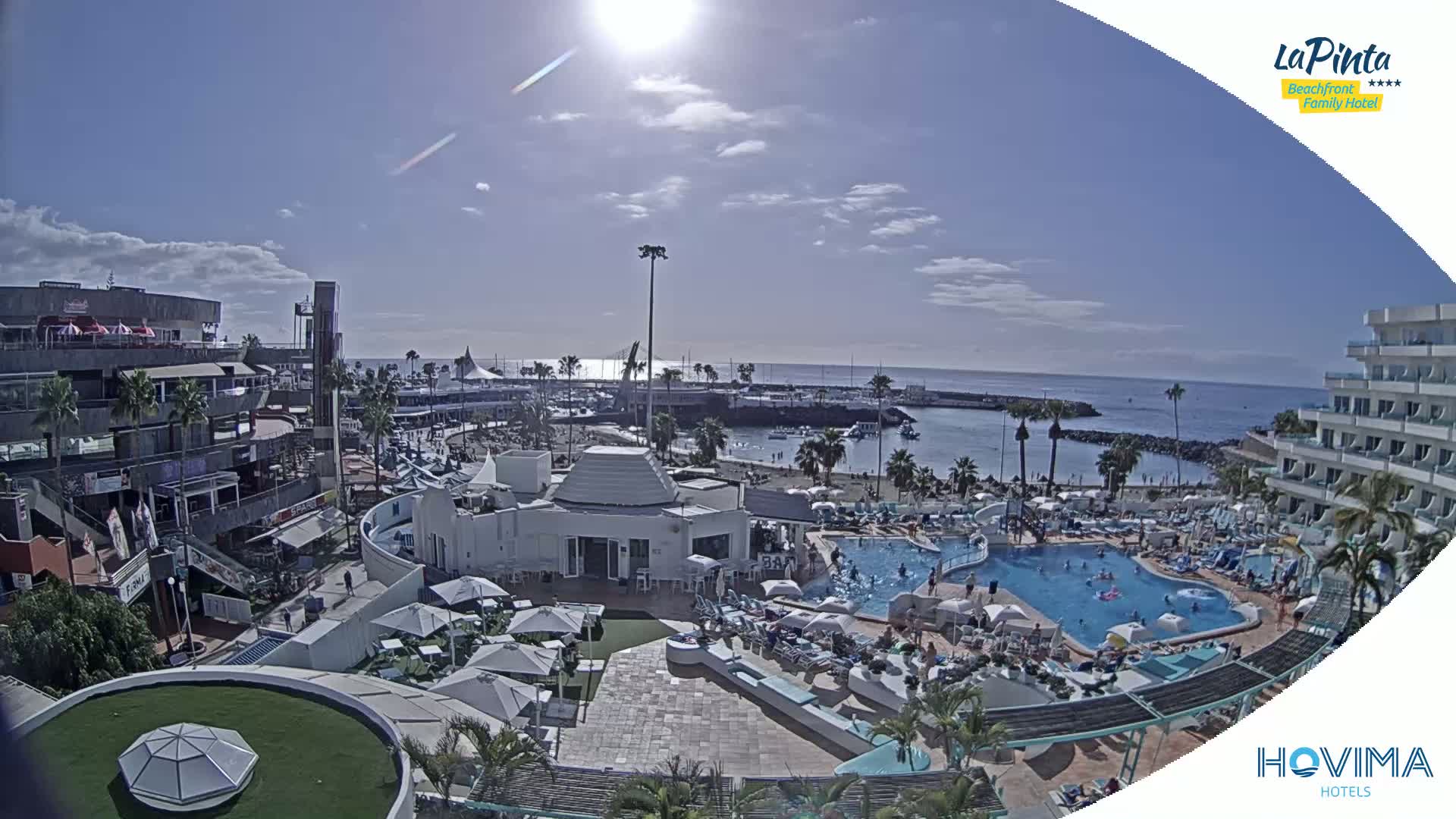 Costa Adeje, Playa de La Pinta Beach from Hovima Hotel - Santa Cruz de Tenerife, Canary Islands, Spain
