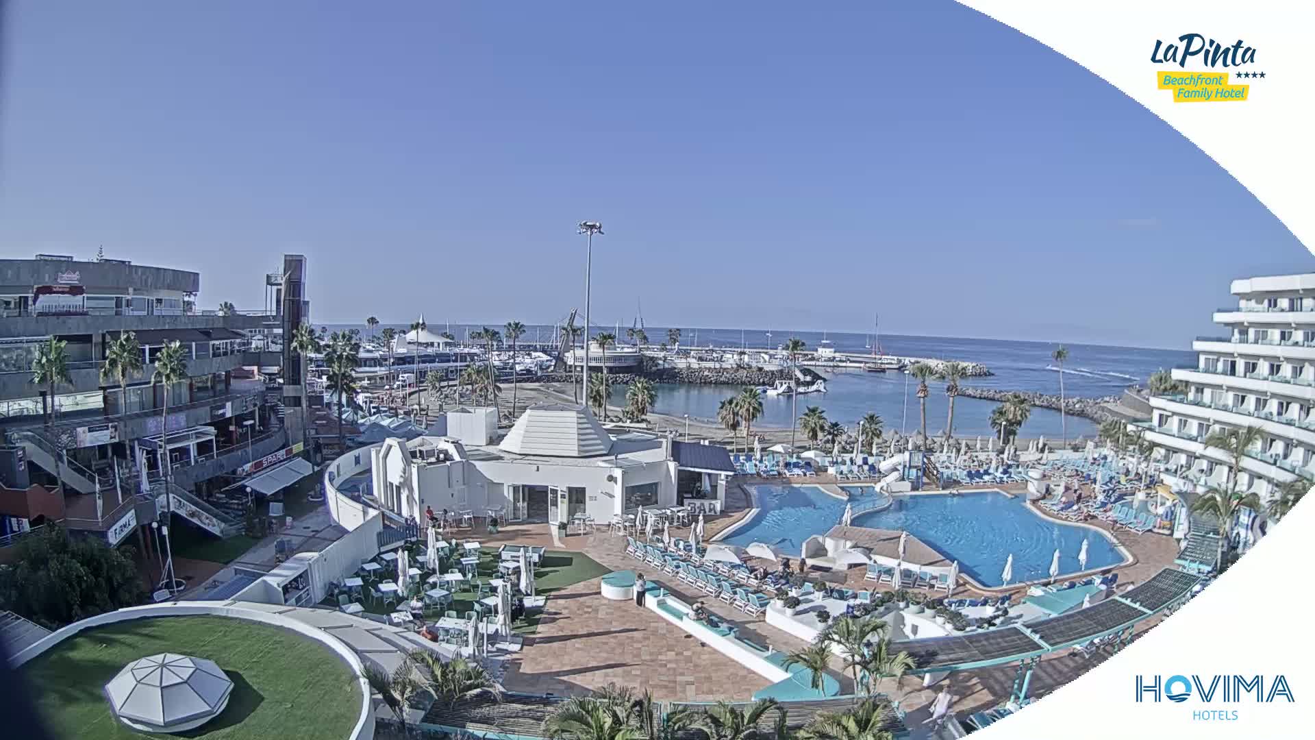 Costa Adeje, Playa de La Pinta Beach from Hovima Hotel - Santa Cruz de Tenerife, Canary Islands, Spain