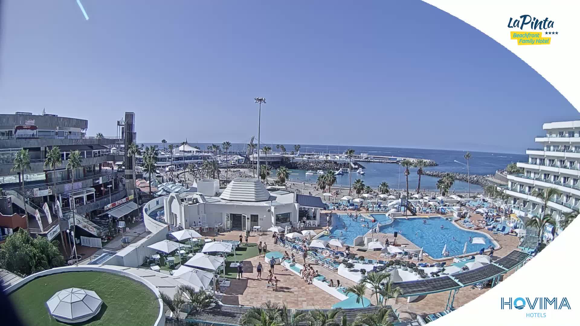 Costa Adeje, Playa de La Pinta Beach from Hovima Hotel - Santa Cruz de Tenerife, Canary Islands, Spain