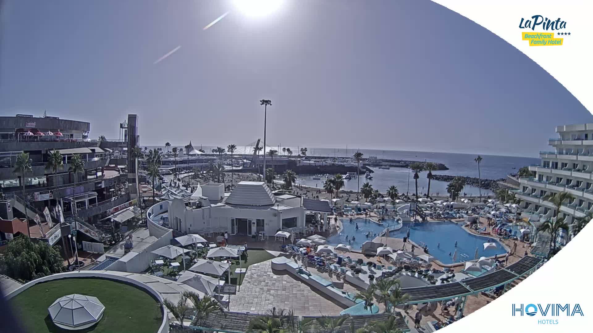 Costa Adeje, Playa de La Pinta Beach from Hovima Hotel - Santa Cruz de Tenerife, Canary Islands, Spain