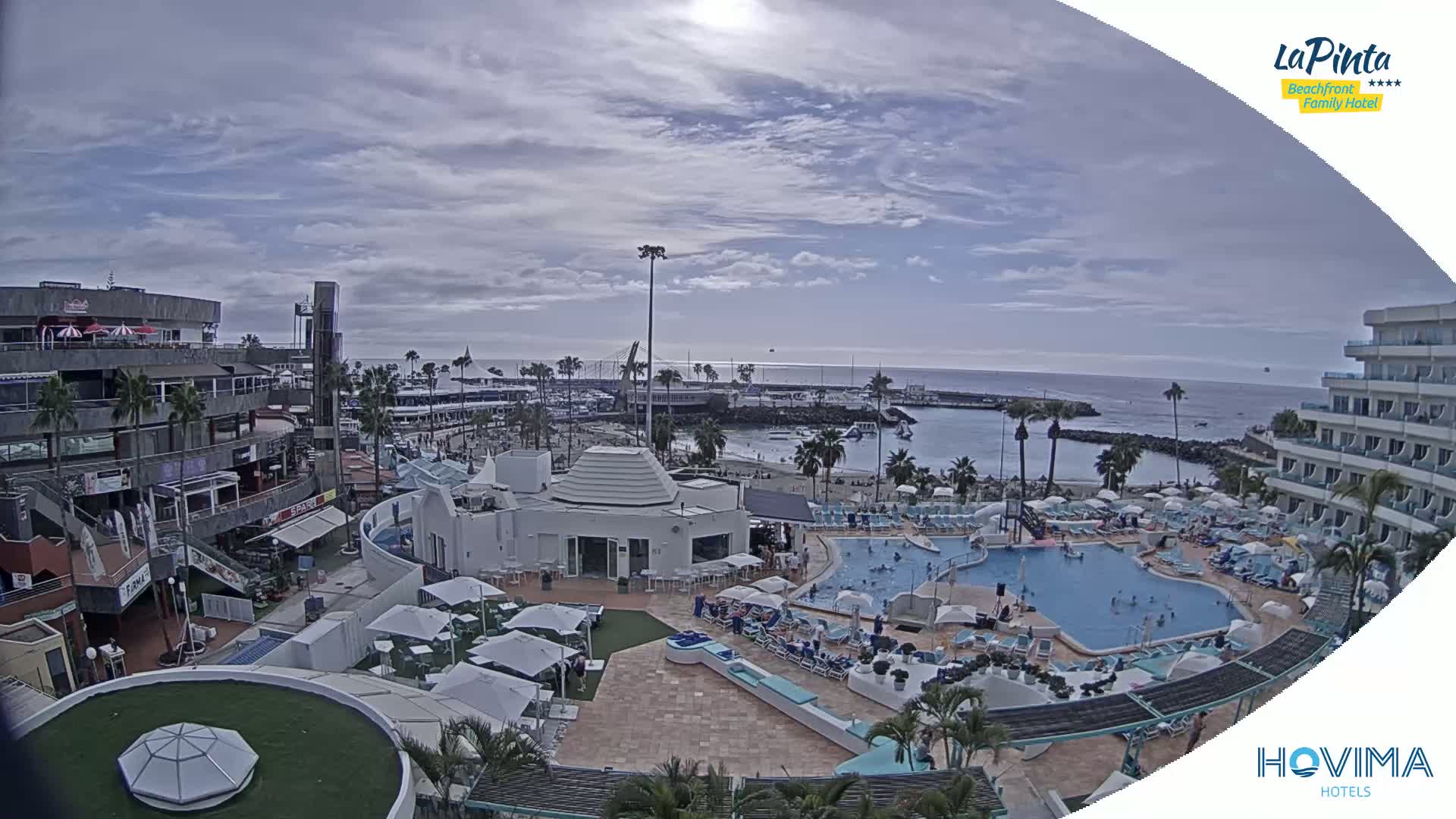 Costa Adeje, Playa de La Pinta Beach from Hovima Hotel - Santa Cruz de Tenerife, Canary Islands, Spain