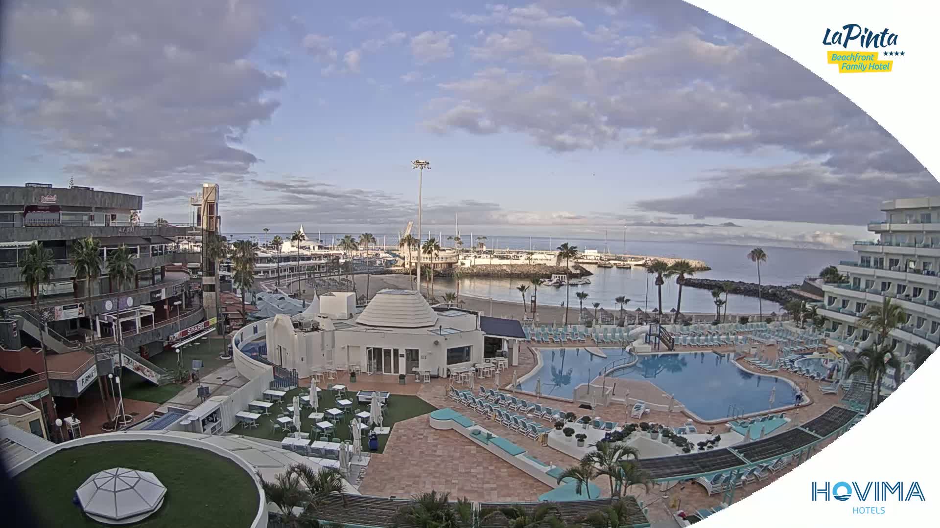 Costa Adeje, Playa de La Pinta Beach from Hovima Hotel - Santa Cruz de Tenerife, Canary Islands, Spain
