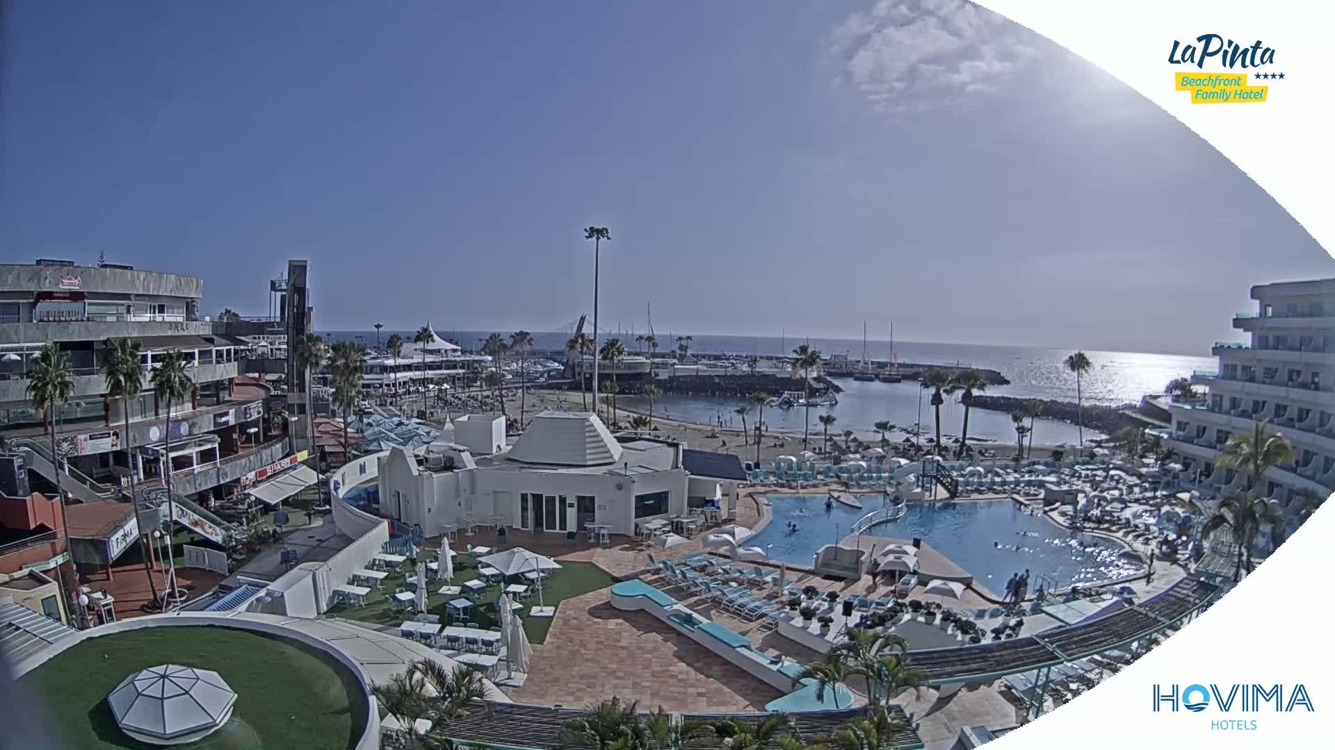 Costa Adeje, Playa de La Pinta Beach from Hovima Hotel - Santa Cruz de Tenerife, Canary Islands, Spain