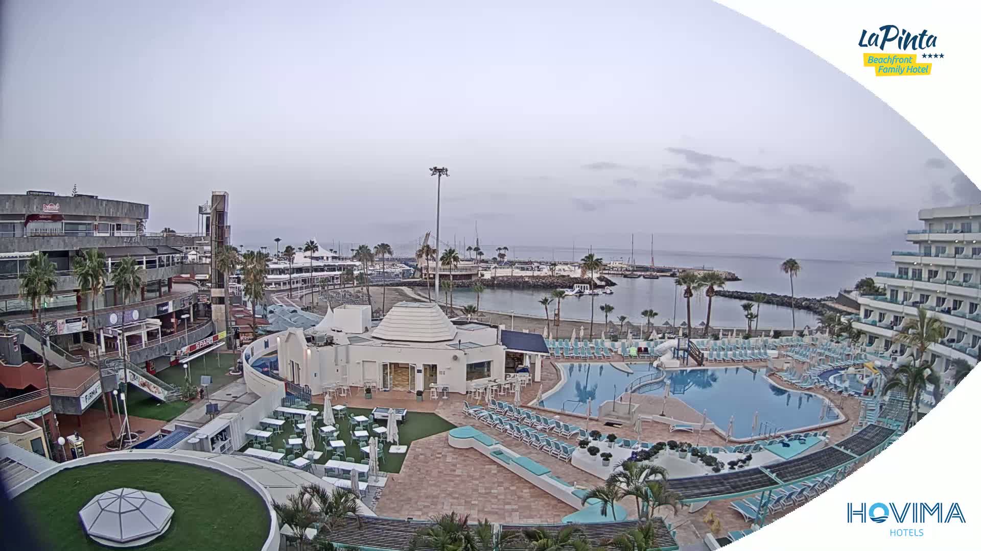 Costa Adeje, Playa de La Pinta Beach from Hovima Hotel - Santa Cruz de Tenerife, Canary Islands, Spain