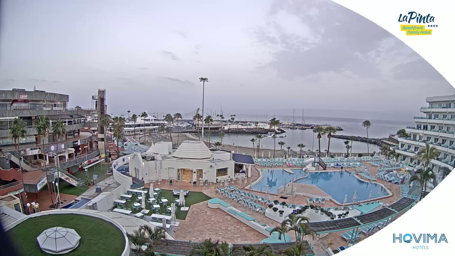 Costa Adeje, Playa de La Pinta Beach from Hovima Hotel - Santa Cruz de Tenerife, Canary Islands, Spain