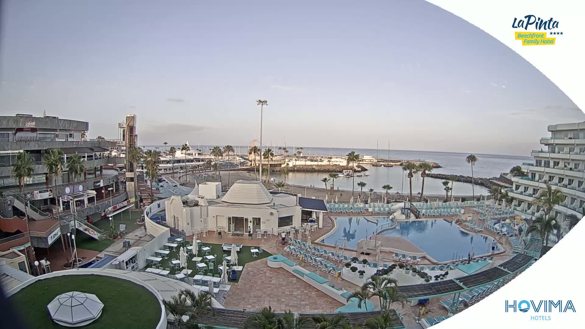 Costa Adeje, Playa de La Pinta Beach from Hovima Hotel - Santa Cruz de Tenerife, Canary Islands, Spain