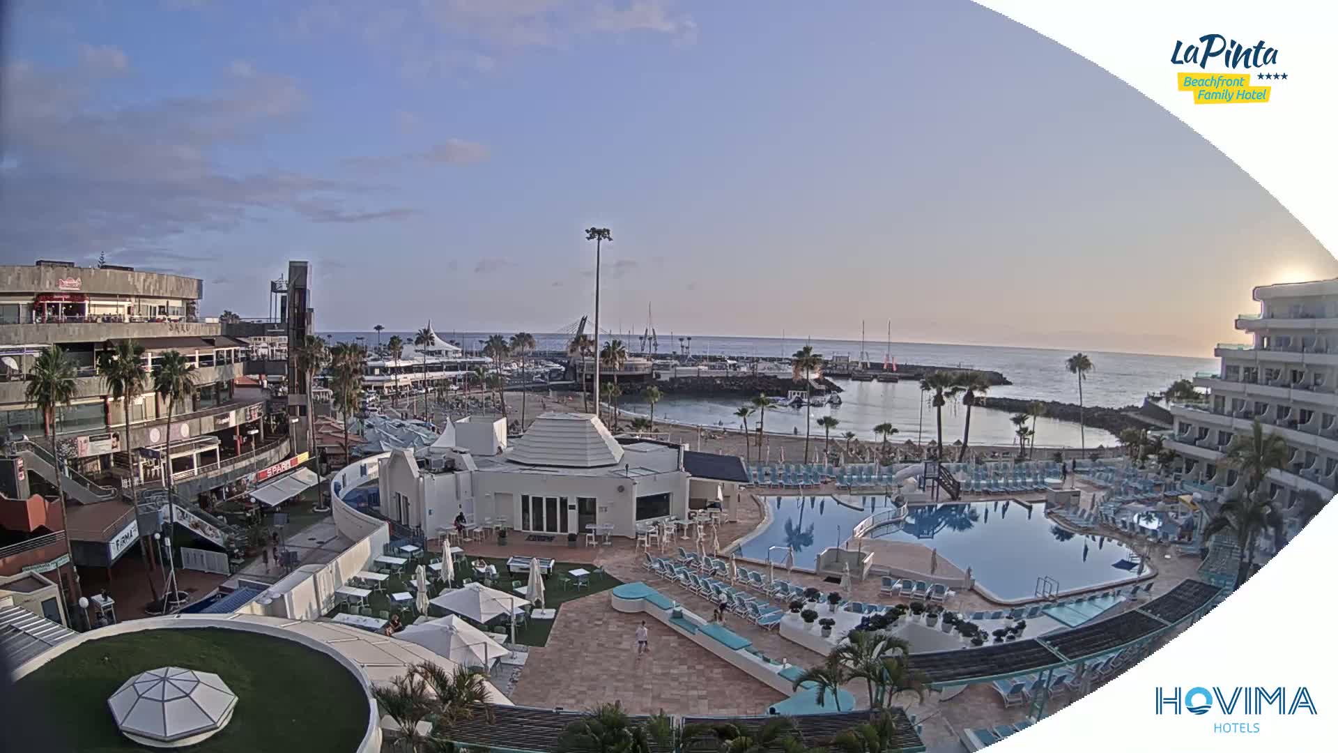 Costa Adeje, Playa de La Pinta Beach from Hovima Hotel - Santa Cruz de Tenerife, Canary Islands, Spain