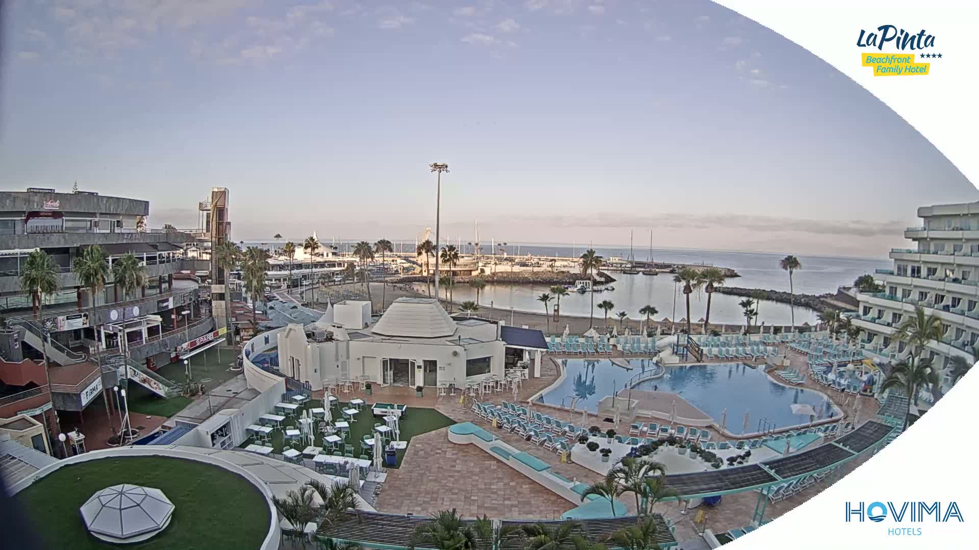 Costa Adeje, Playa de La Pinta Beach from Hovima Hotel - Santa Cruz de Tenerife, Canary Islands, Spain