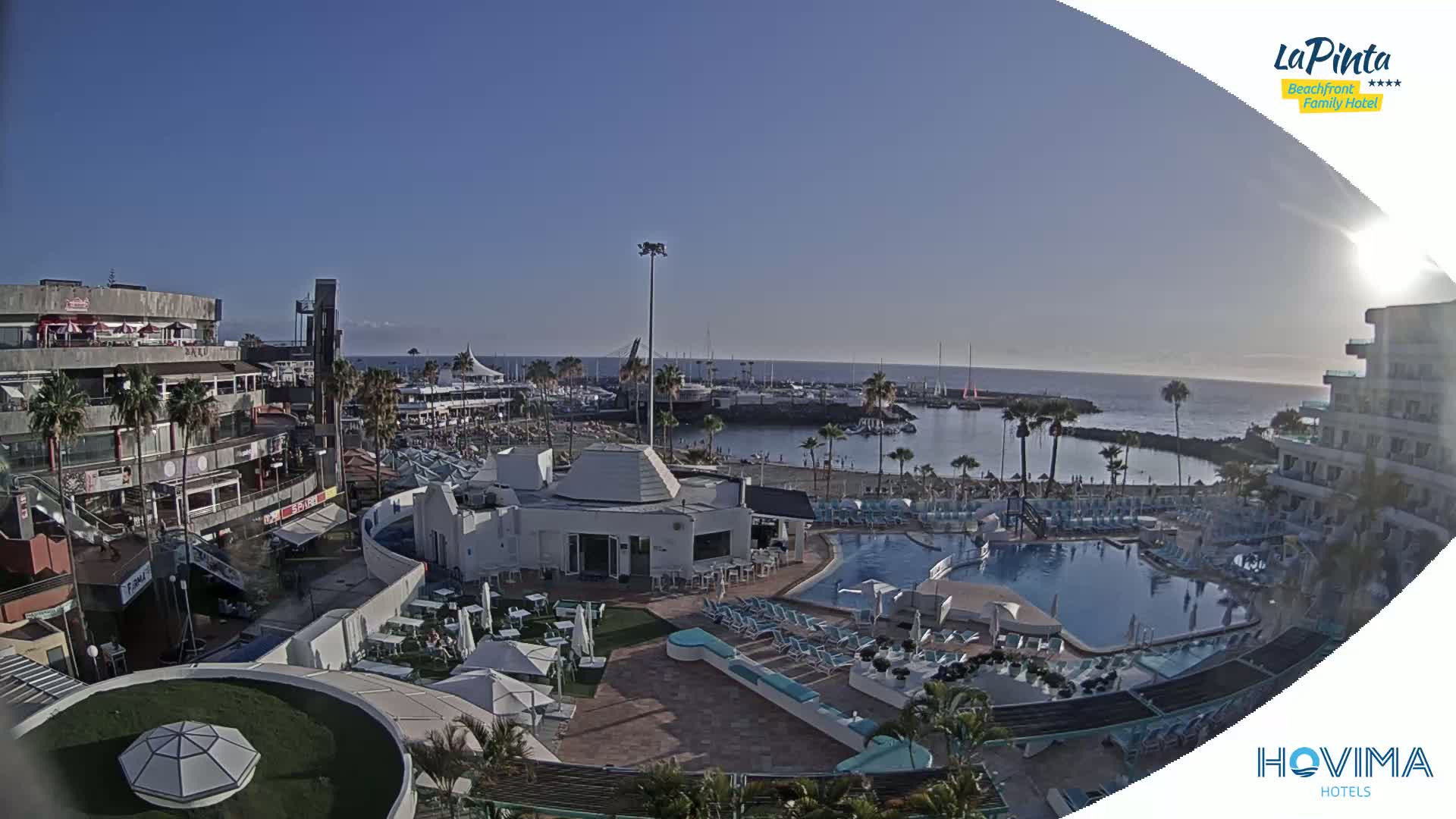 Costa Adeje, Playa de La Pinta Beach from Hovima Hotel - Santa Cruz de Tenerife, Canary Islands, Spain