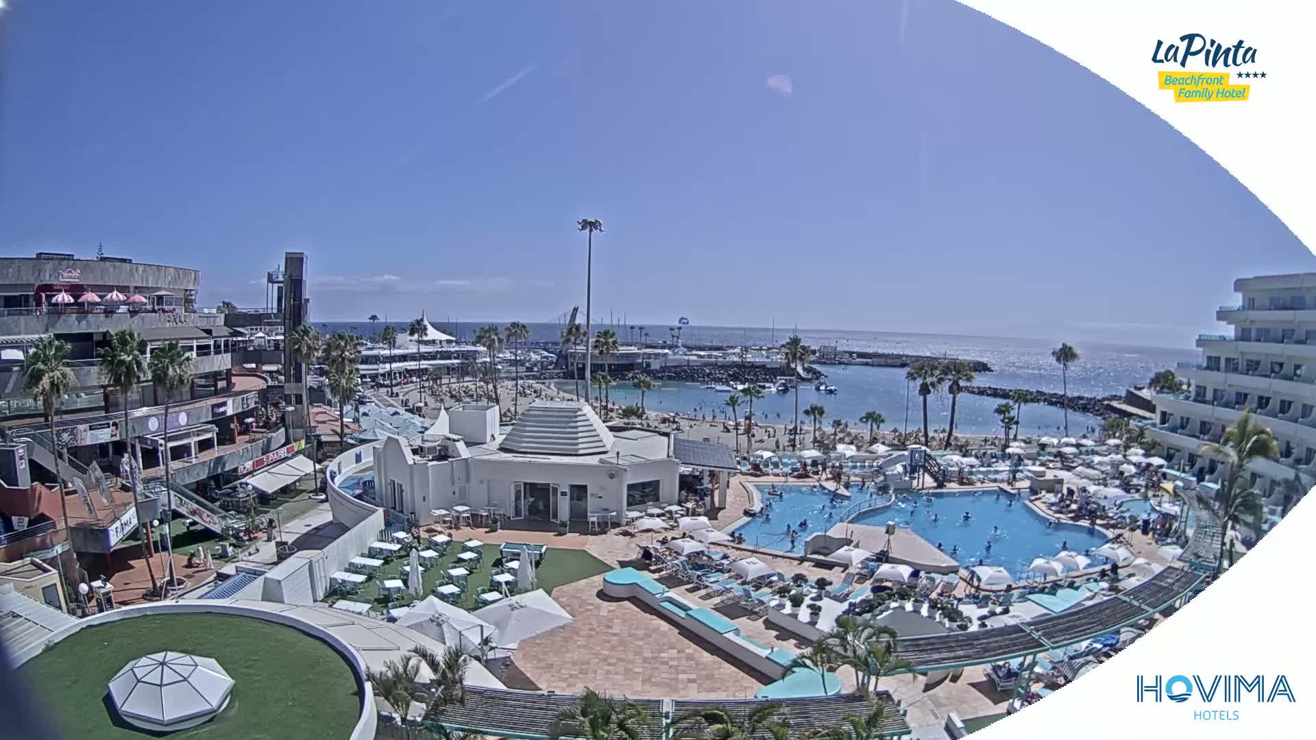Costa Adeje, Playa de La Pinta Beach from Hovima Hotel - Santa Cruz de Tenerife, Canary Islands, Spain