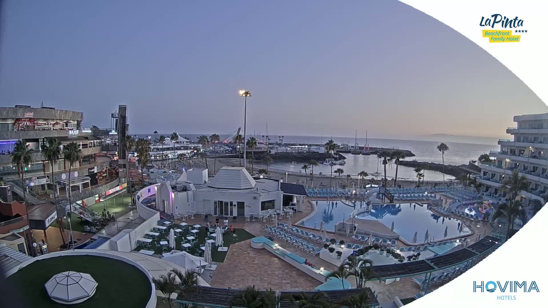 Costa Adeje, Playa de La Pinta Beach from Hovima Hotel - Santa Cruz de Tenerife, Canary Islands, Spain