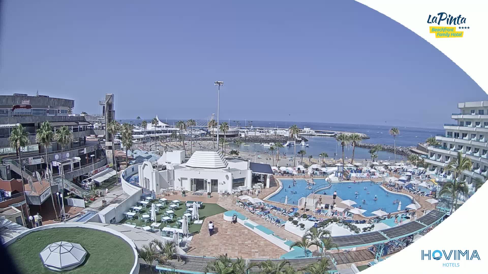 Costa Adeje, Playa de La Pinta Beach from Hovima Hotel - Santa Cruz de Tenerife, Canary Islands, Spain